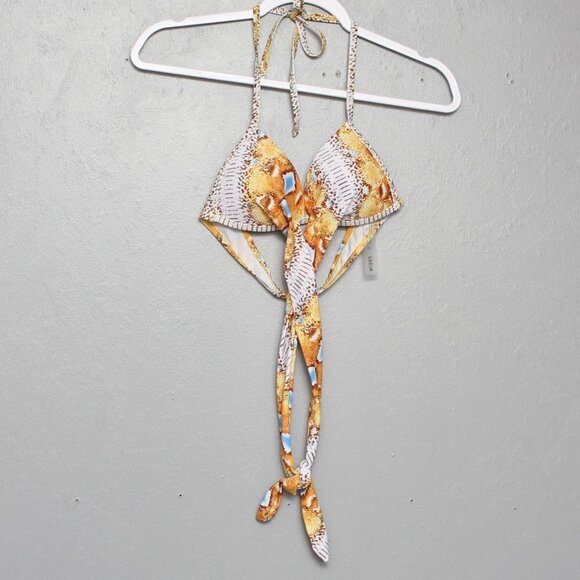 SHEIN snake print wrap 2 piece bikini swimsuit - Picture 1 of 6